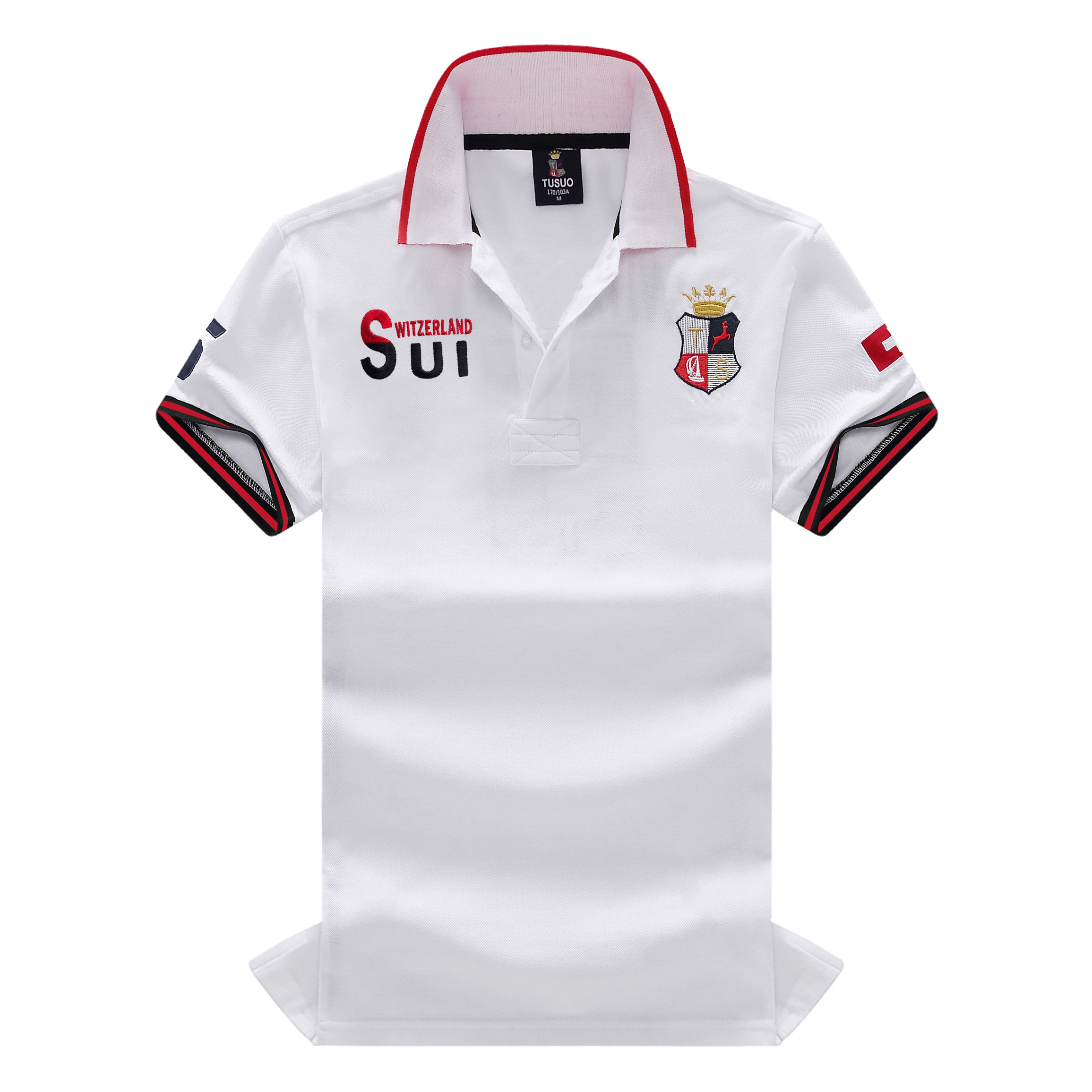 Embroidery Uniforms - Men's Polo Shirt Classic Switzerland Popular