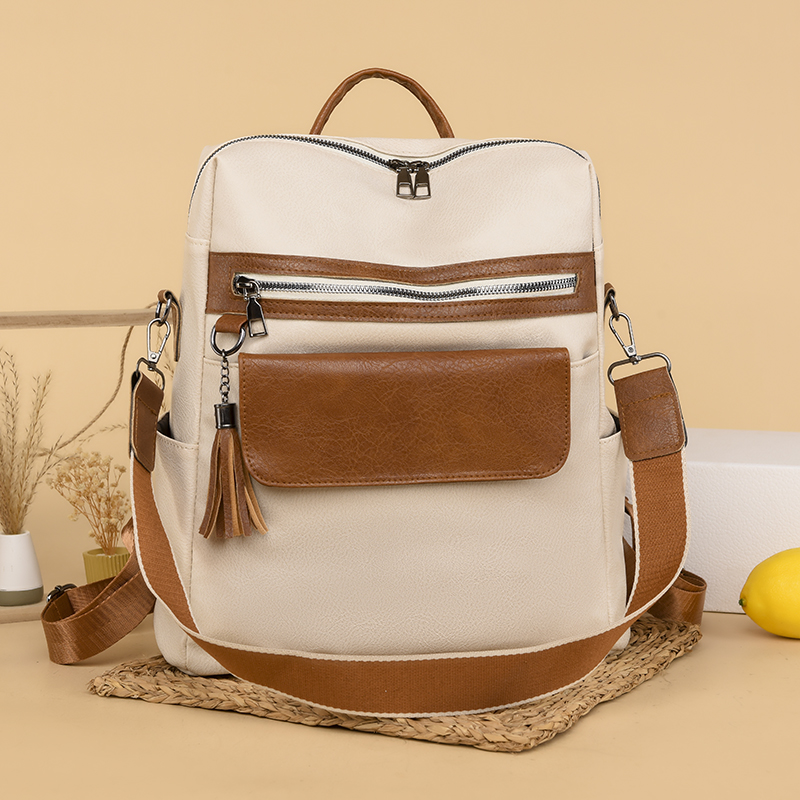 Embroidery Computer - High Quality PU Leather Backpack Women's