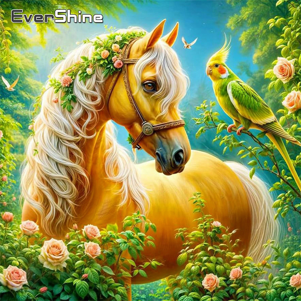 Embroidery Horse - Evershine Diamond Mosaic Horse Cross Stitch