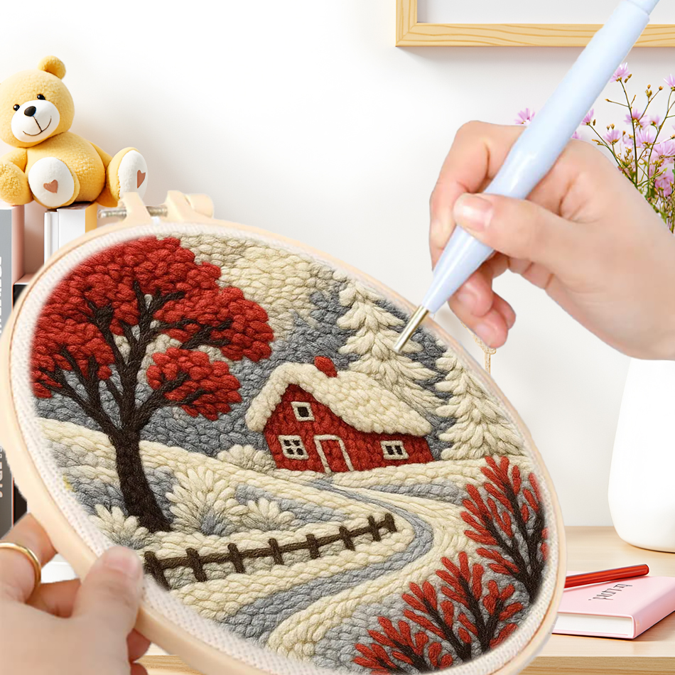 Punch Needle Handle - GATYZTORY punch needle embroidery kit for