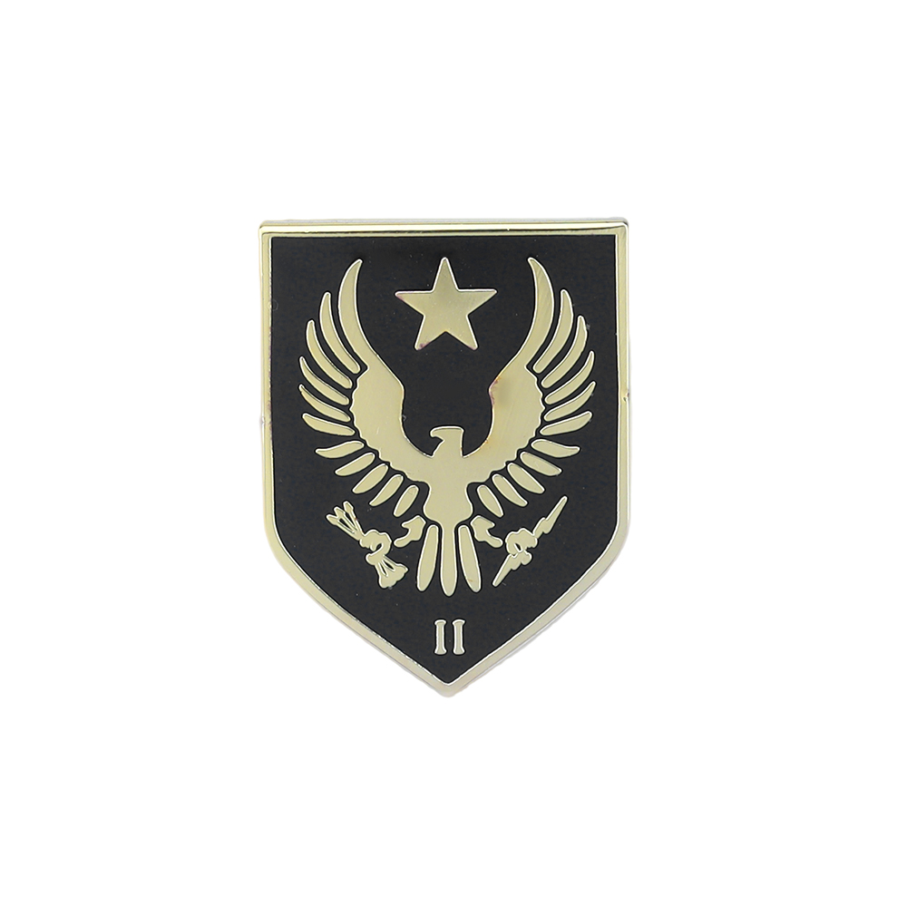 Embroidery Alpha - Spartan-II Program Logo Hard Enamel Pin