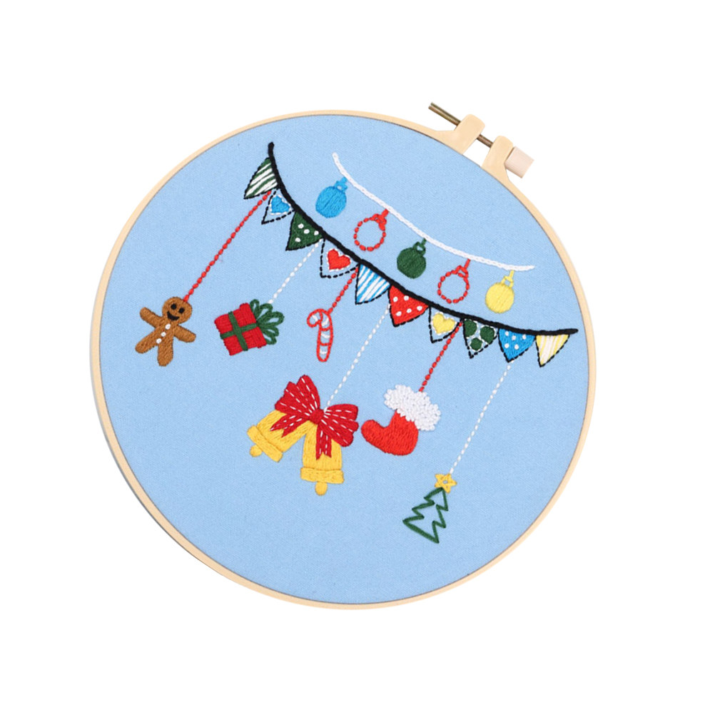 Embroidery Xmas Kits - 1 set 1 Set Diy Embroidery