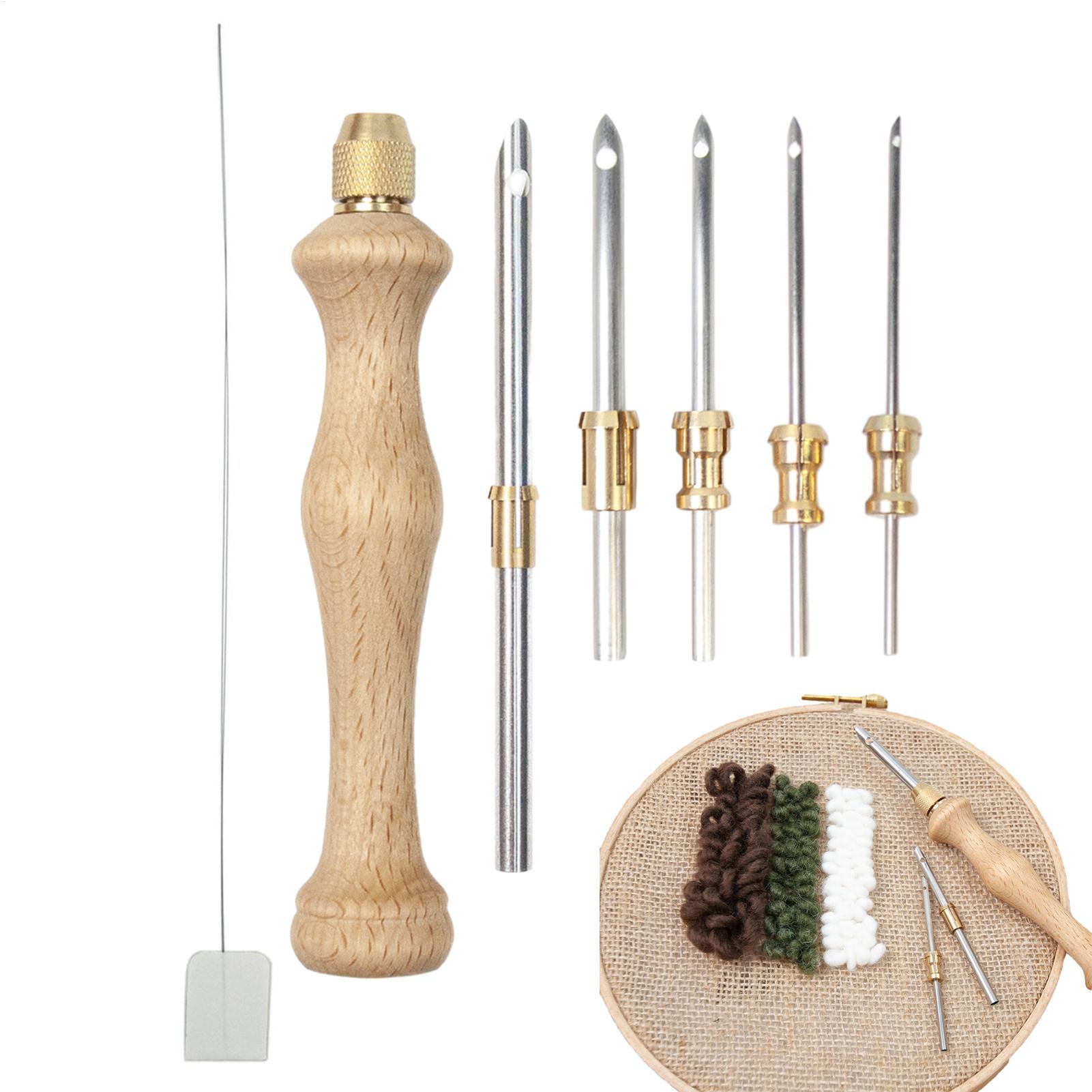 Punch Needle Handle - Punch Needle Tool Kit With Threader