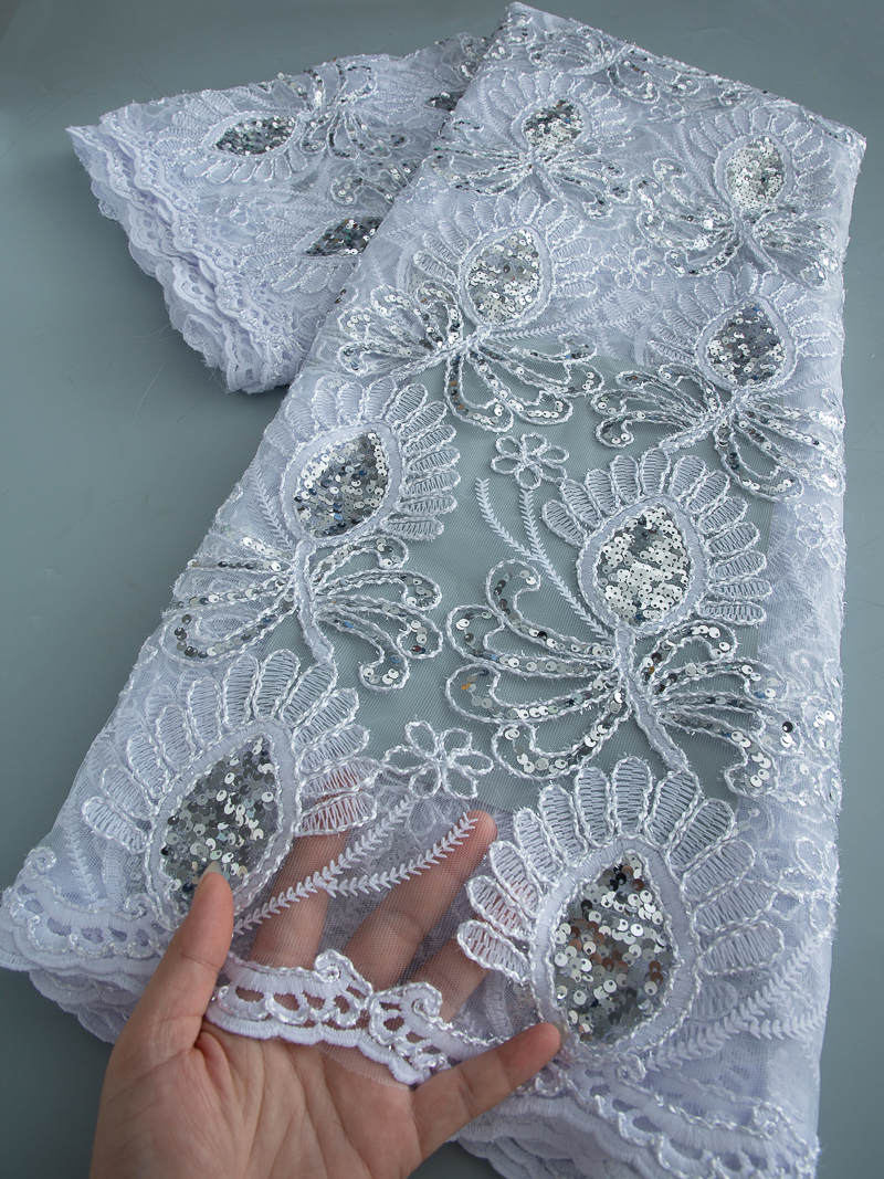 Embroidery Jersey - Latest High Quality African Tulle Lace