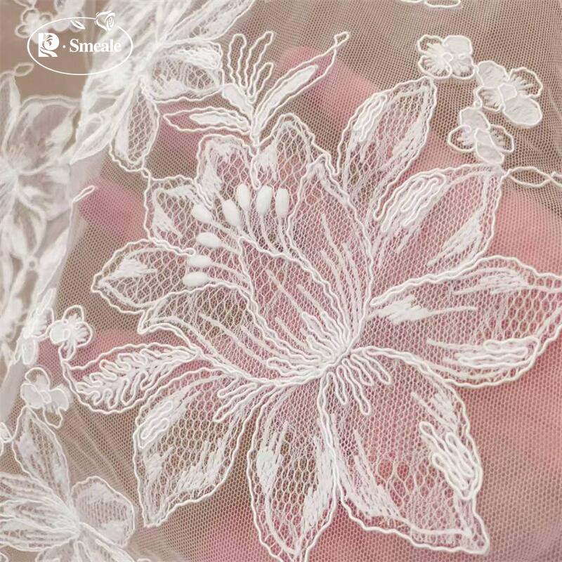 Embroidery Veil - New Border Embroidered Lace Fabric Big