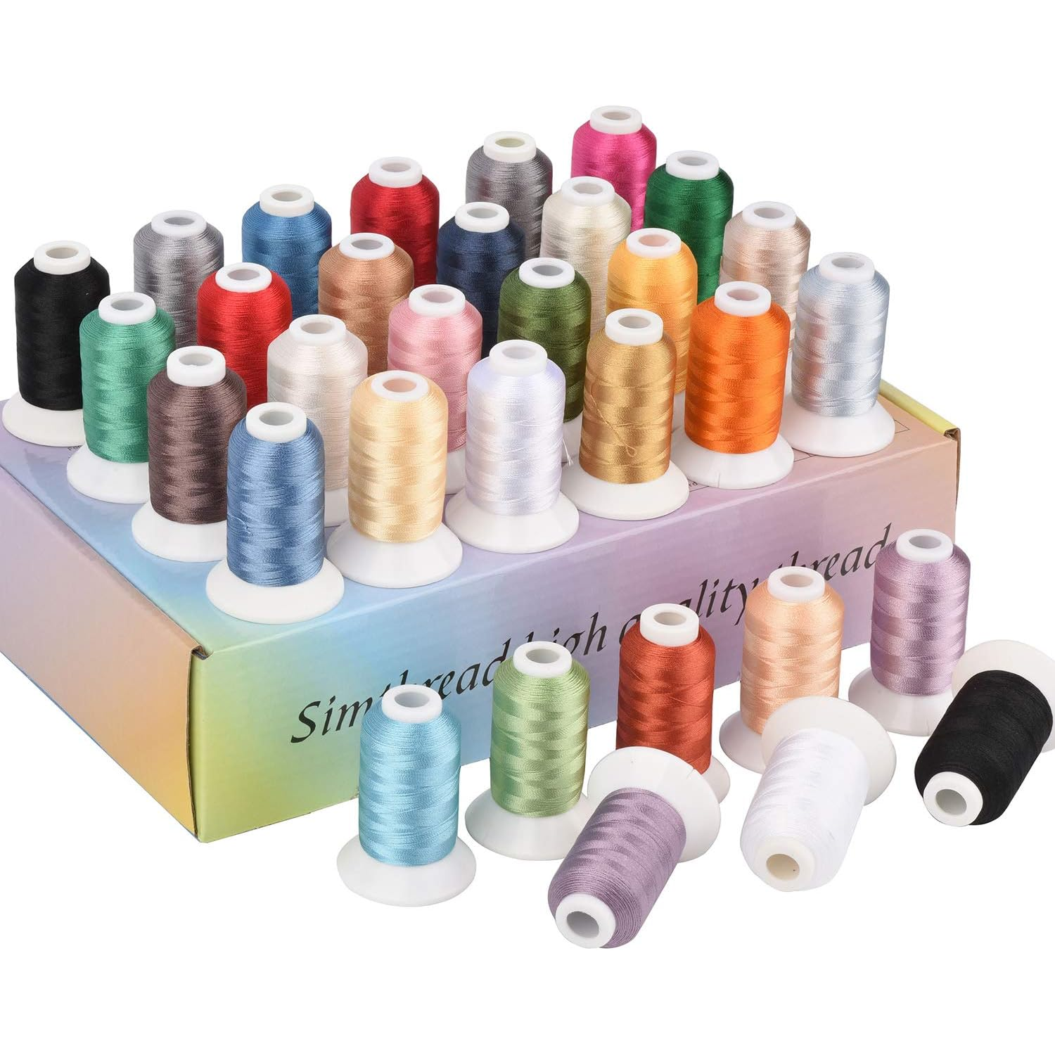 Embroidery Machines - Simthread 32 Madeira Colors Polyester Embroidery