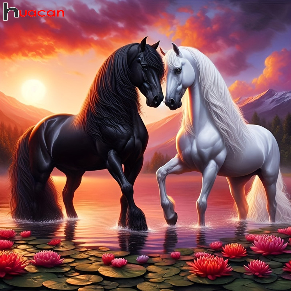 Huacan Full Diamond Painting A – Embroidery Horse recenzja i cena