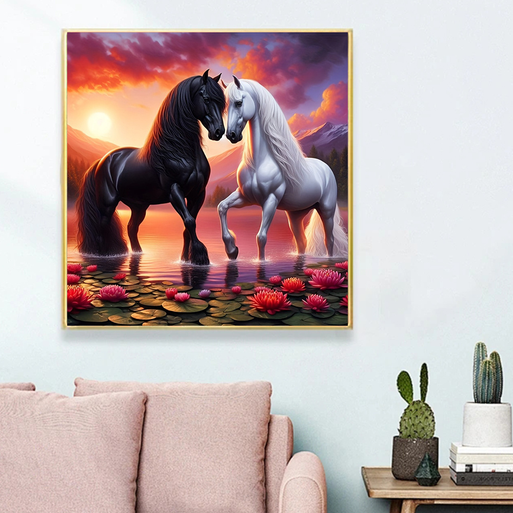 Huacan Full Diamond Painting A – Embroidery Horse recenzja i cena