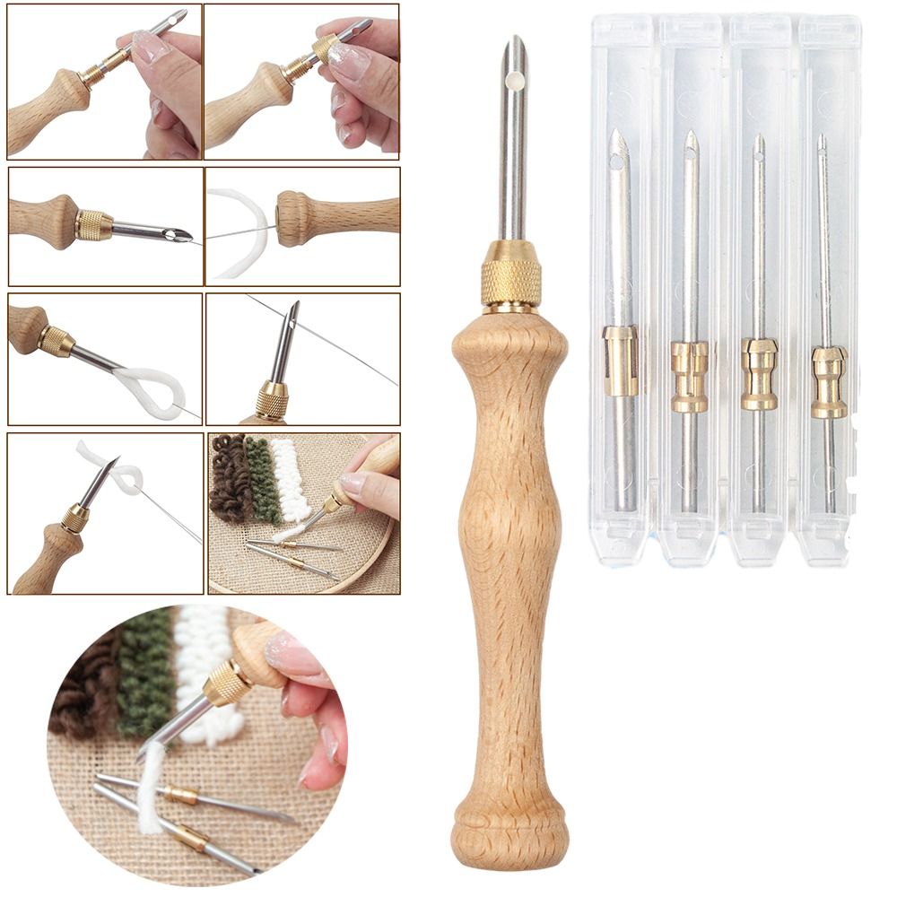Wooden Handle Embroidery Stitc – Embroidery Paper recenzja i cena