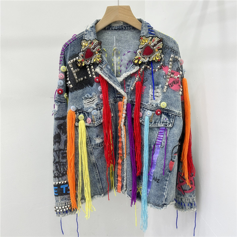 Women's New Unique Fringe Hand – Embroidery Unique Design recenzja i cena