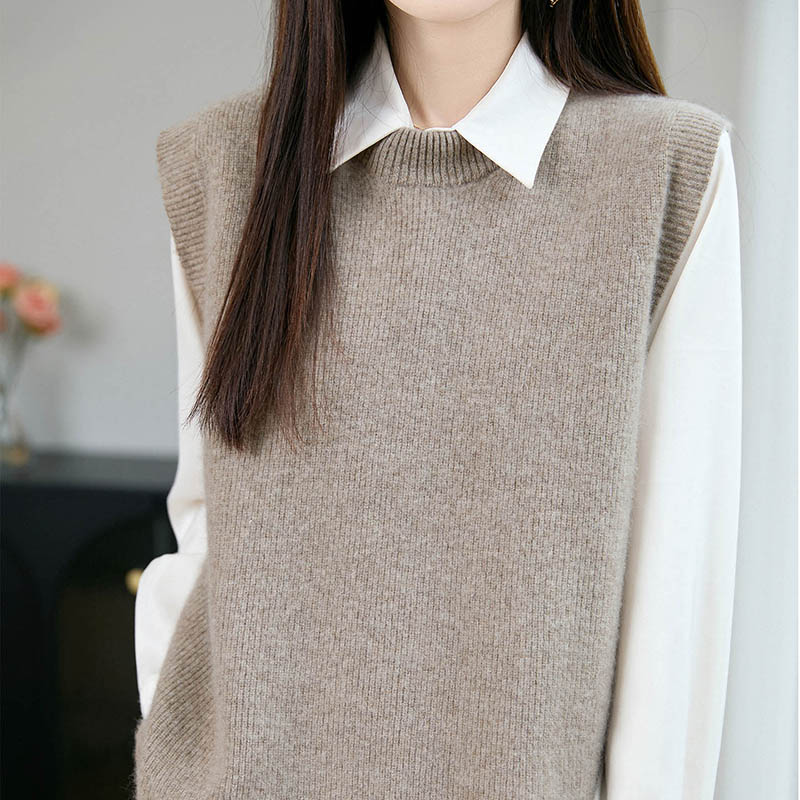 New Pullover Vest 100% Merino  – Embroidery Thread Yarn recenzja i cena