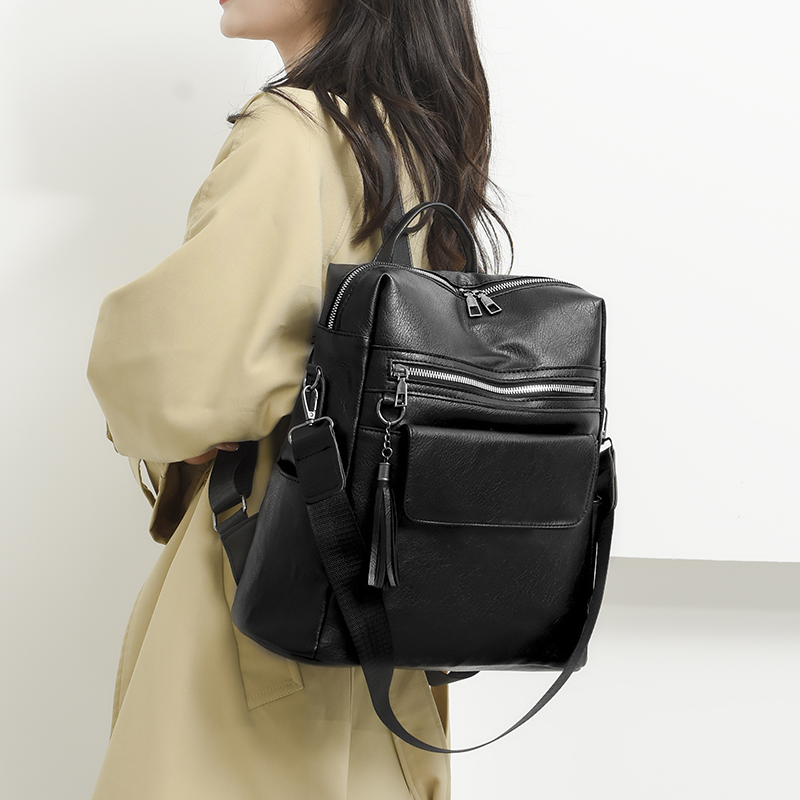High Quality PU Leather Backpa – Embroidery Computer recenzja i cena