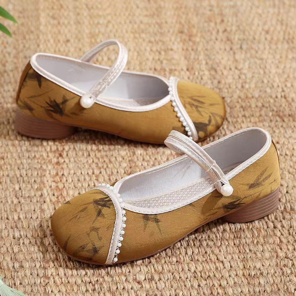 Chinese Style Women Low Heel C – Embroidery Horse recenzja i cena