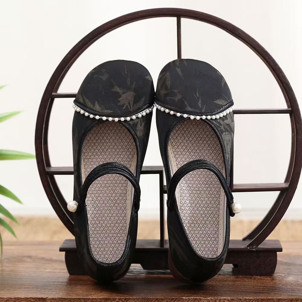 Chinese Style Women Low Heel C – Embroidery Horse recenzja i cena