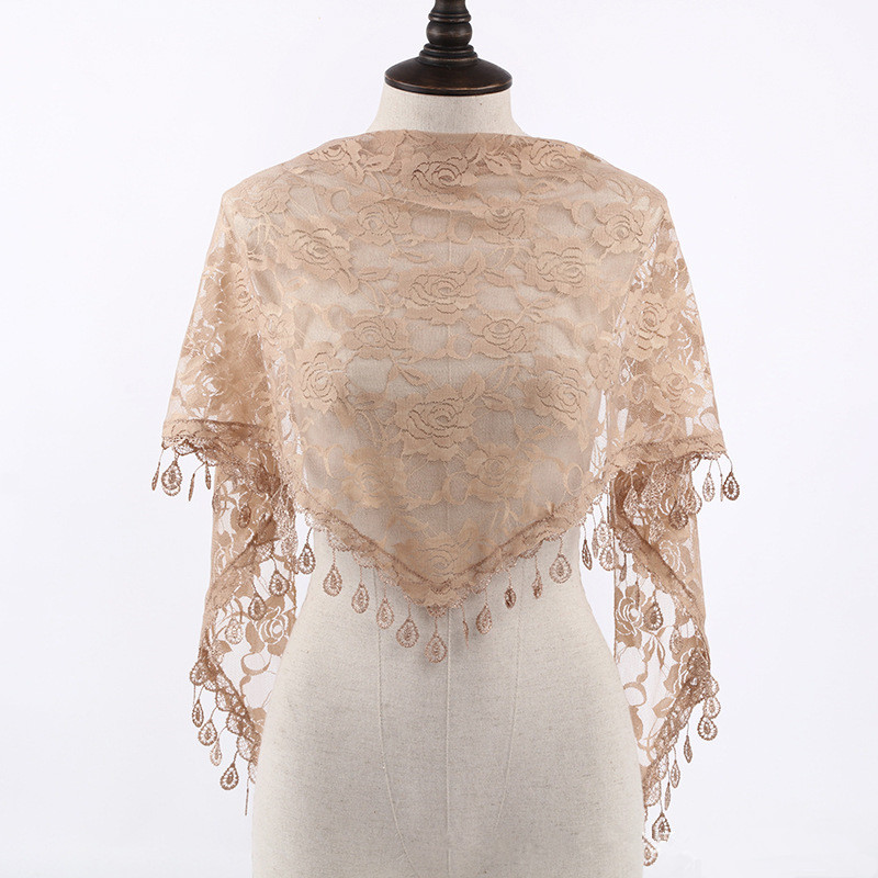 Fashion Church Shawl Lace Veil – Embroidery Veil recenzja i cena