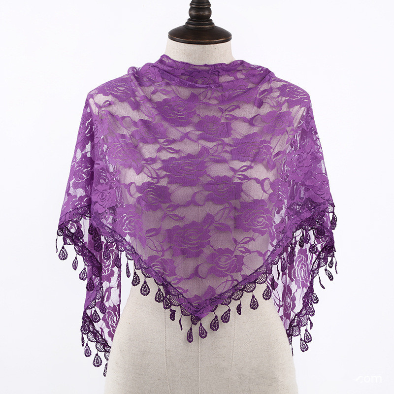 Fashion Church Shawl Lace Veil – Embroidery Veil recenzja i cena