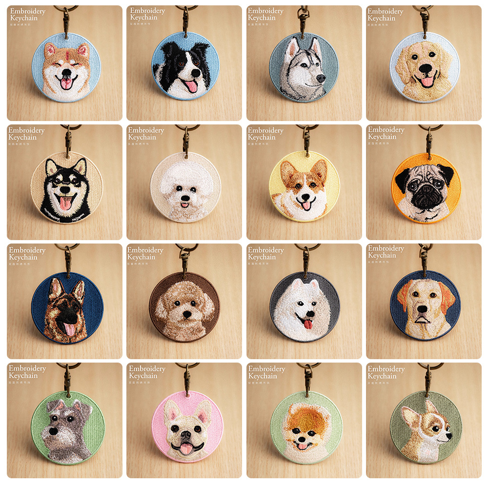 1 Piece Embroidered Dog Patch  – Embroidery Xmas recenzja i cena