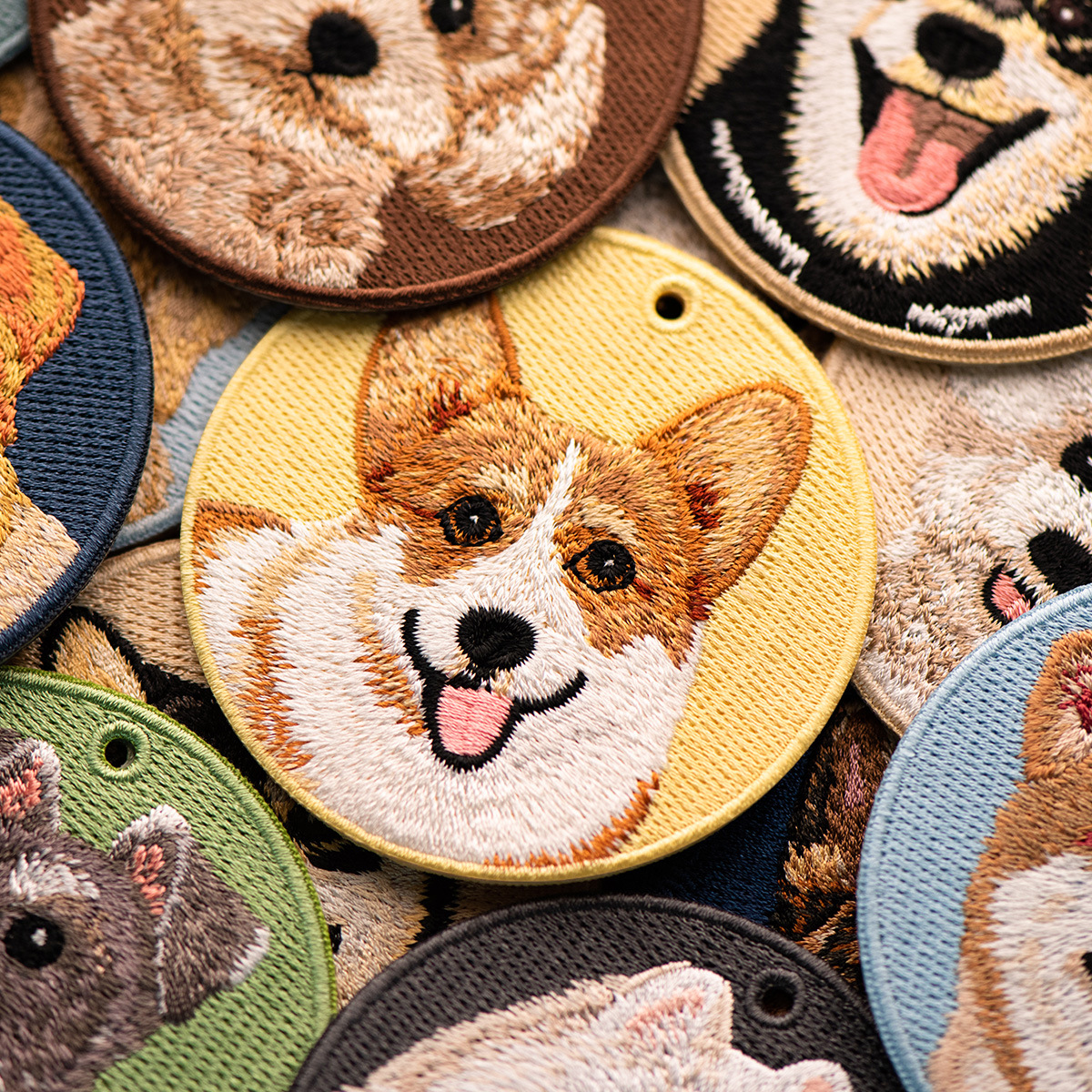 1 Piece Embroidered Dog Patch  – Embroidery Xmas recenzja i cena