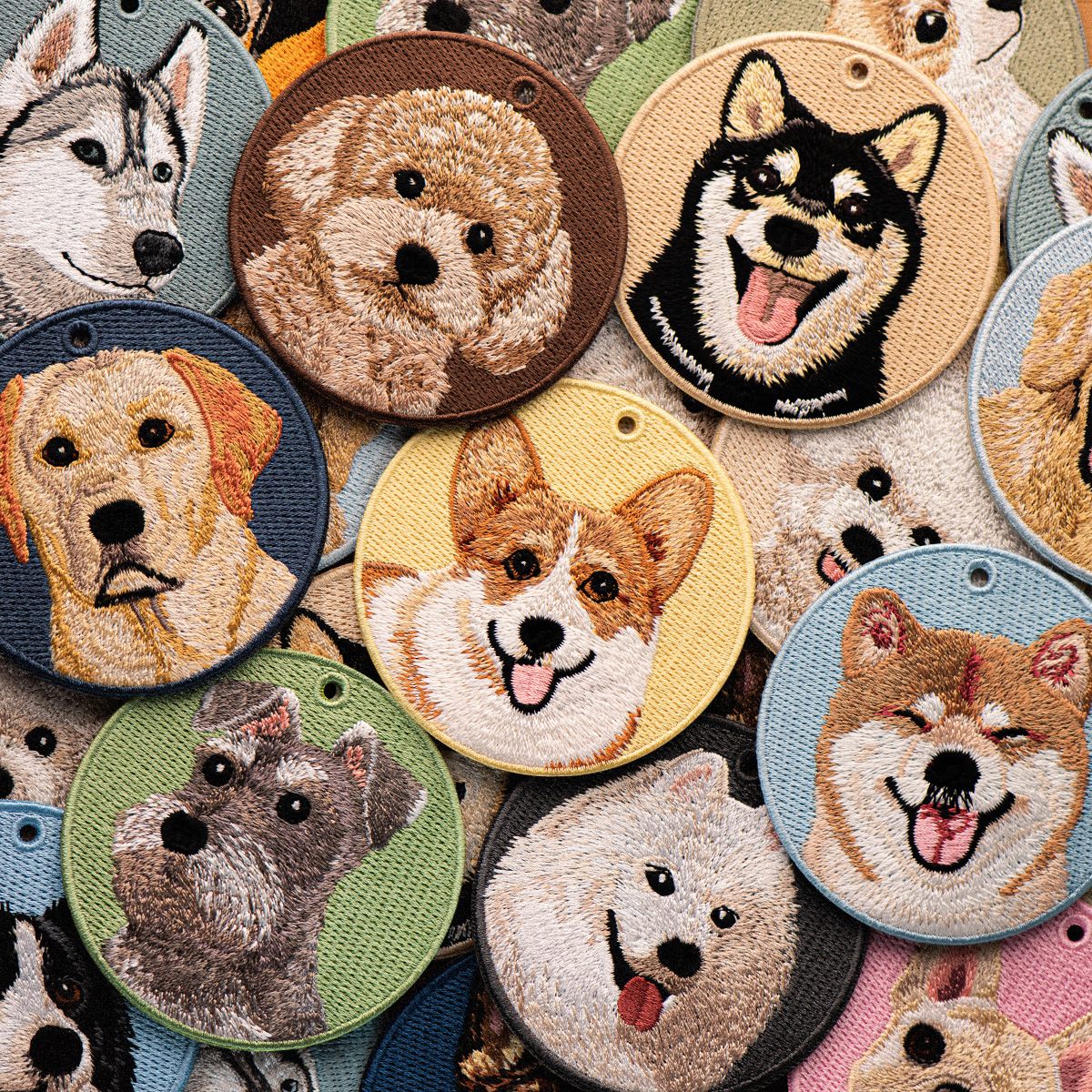 1 Piece Embroidered Dog Patch  – Embroidery Xmas recenzja i cena