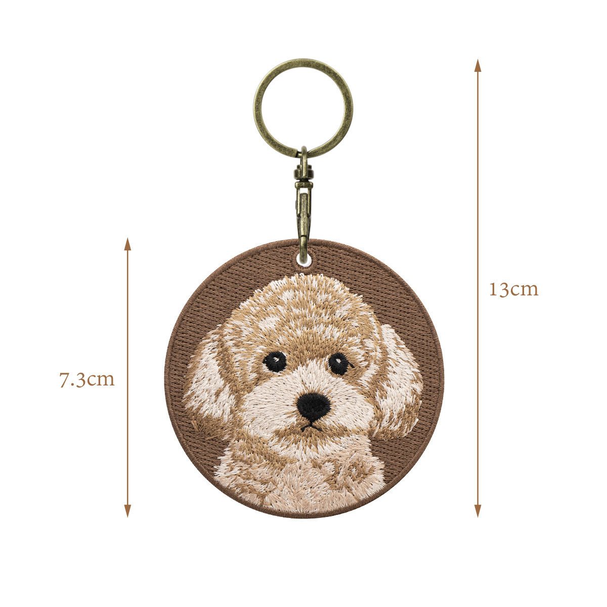 1 Piece Embroidered Dog Patch  – Embroidery Xmas recenzja i cena