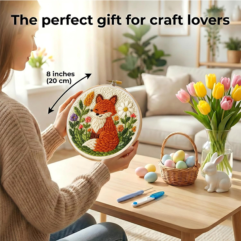DIY Punch Needle Kits Mushroom – Punch Needle Handle recenzja i cena