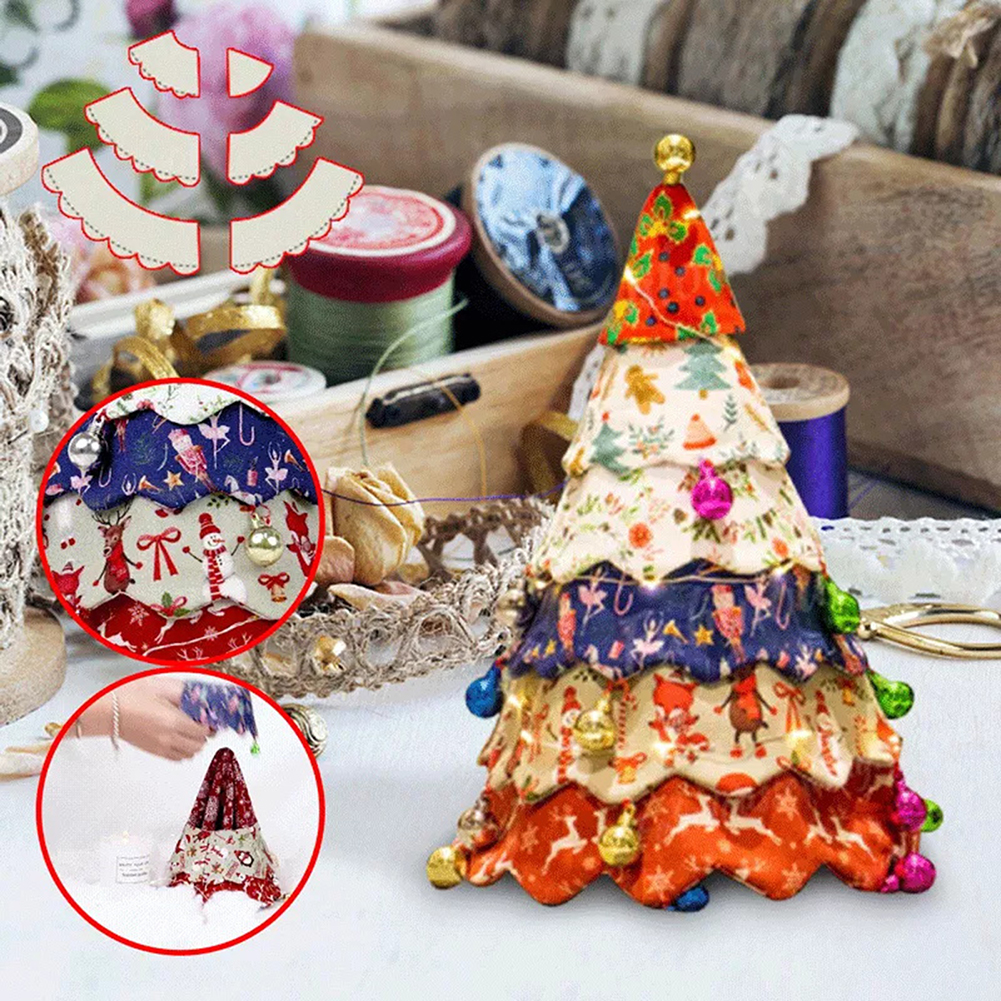 Xmas Tree Hand-made Templates  – Embroidery Xmas Kits recenzja i cena
