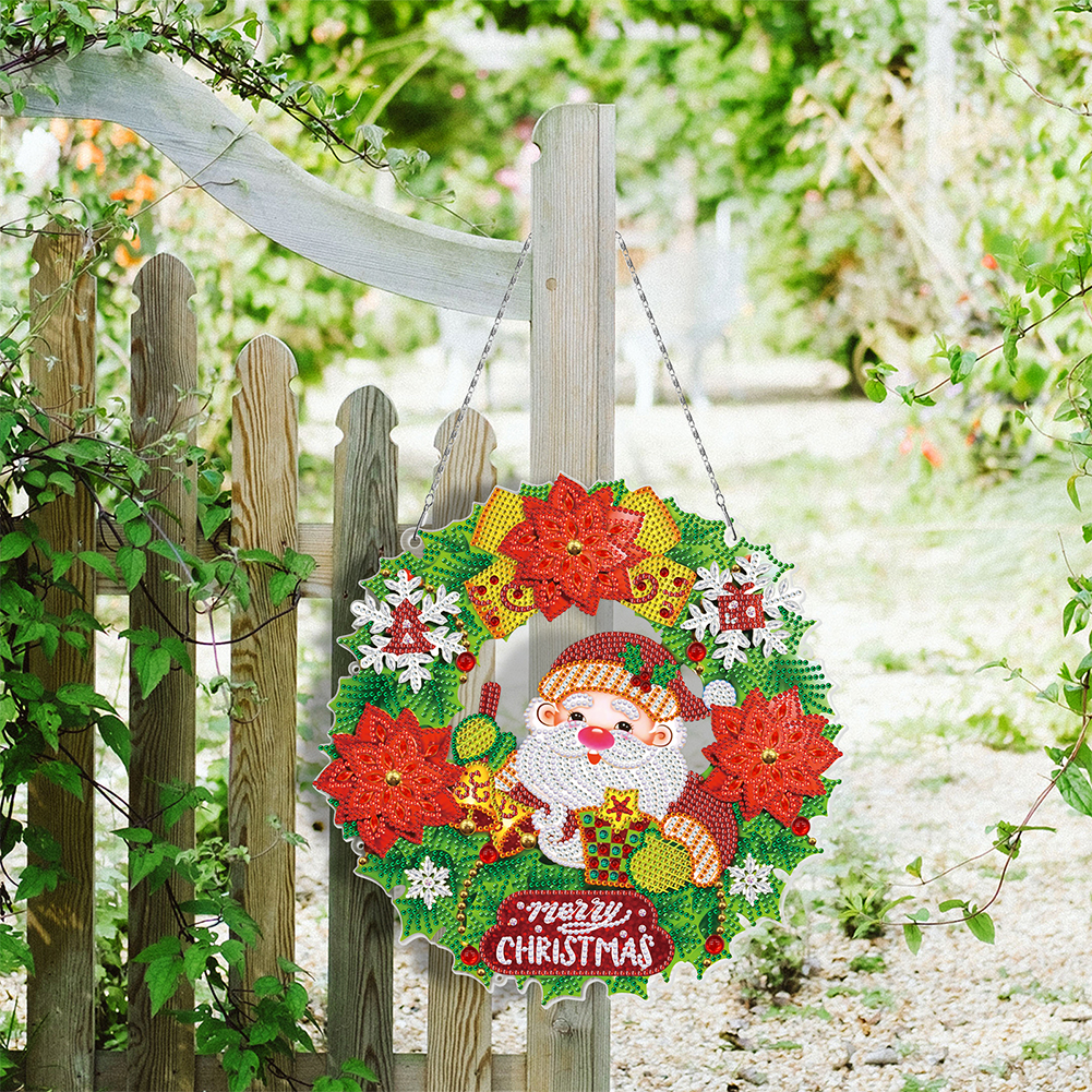 Christmas Wreath with LED Ligh – Embroidery Xmas recenzja i cena