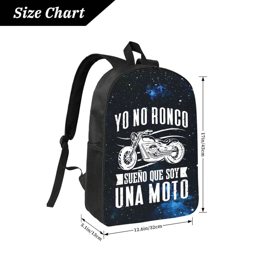 Motorcycle Biker Backpack Star – Embroidery Computer recenzja i cena