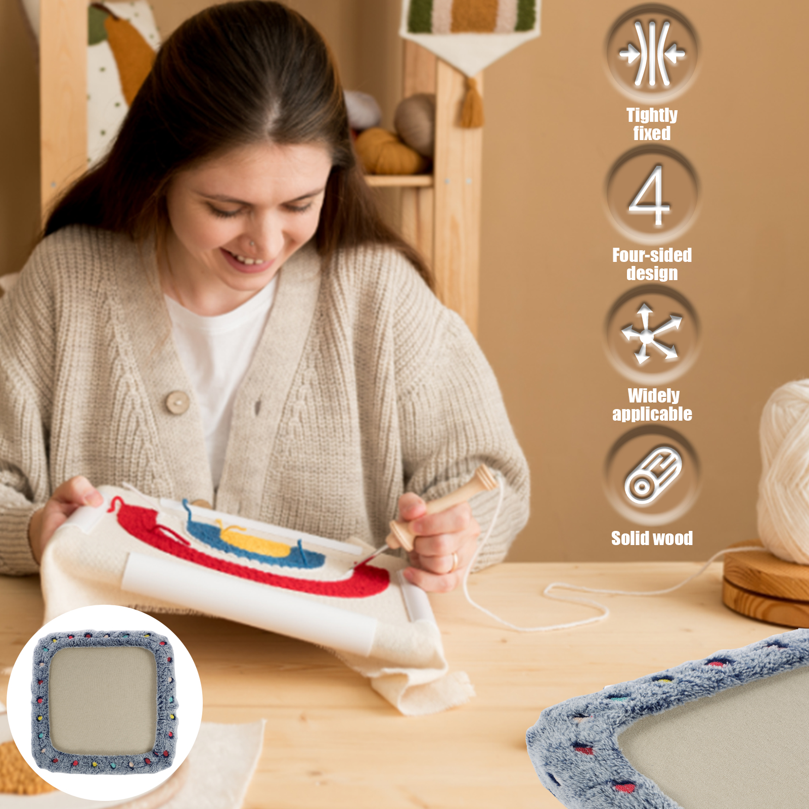 Punch Needle Frame Square Embr – Punch Needle Handle recenzja i cena