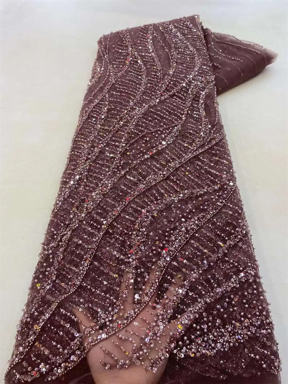 African Sequins Beaded Groom L – Embroidery Jersey recenzja i cena