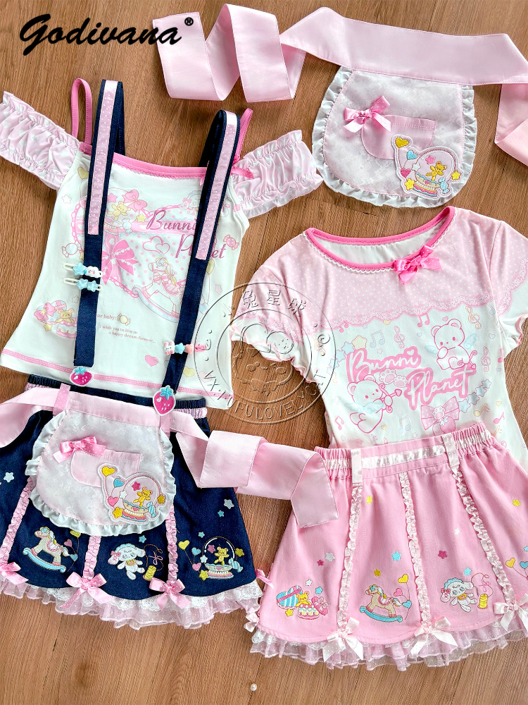 Lolita Daughters Clothes Cute  – Embroidery Uniforms recenzja i cena