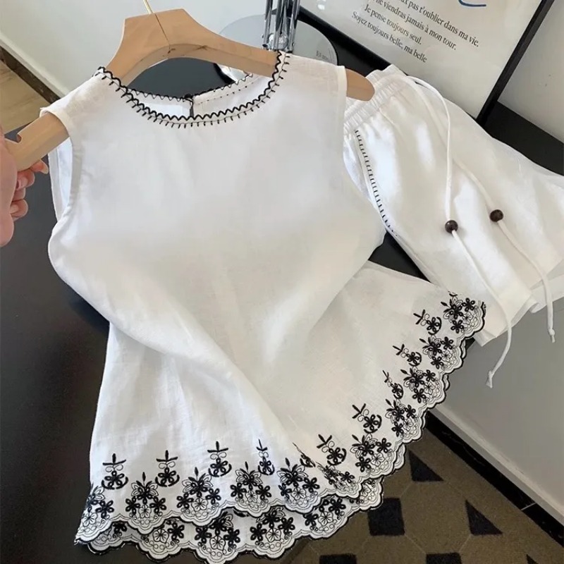 Simple Old Money Style Cotton  – Embroidery Uniforms recenzja i cena