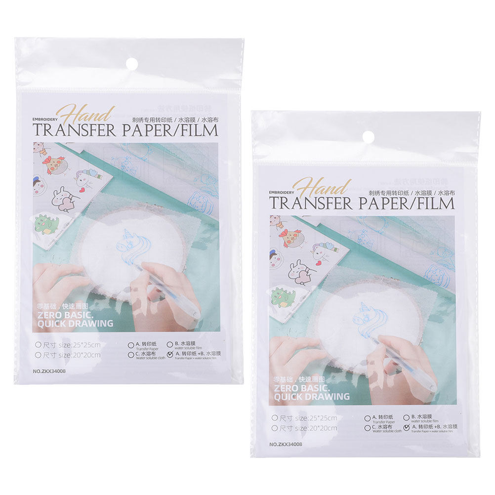 8Pcs DIY Water Soluble Embroid – Embroidery Paper recenzja i cena