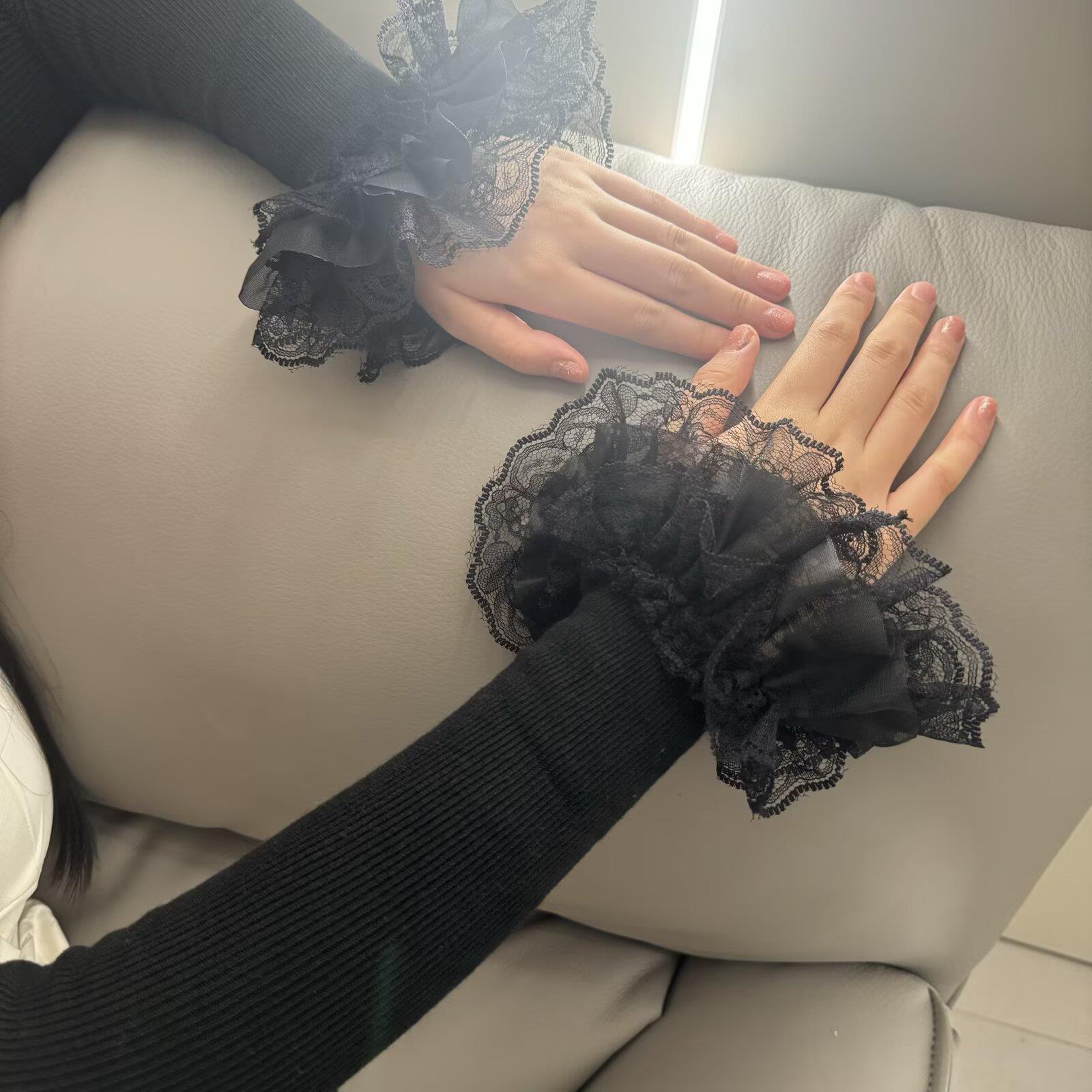 * Lolita Hand Sleeve Knitted P – Embroidery Uniforms recenzja i cena
