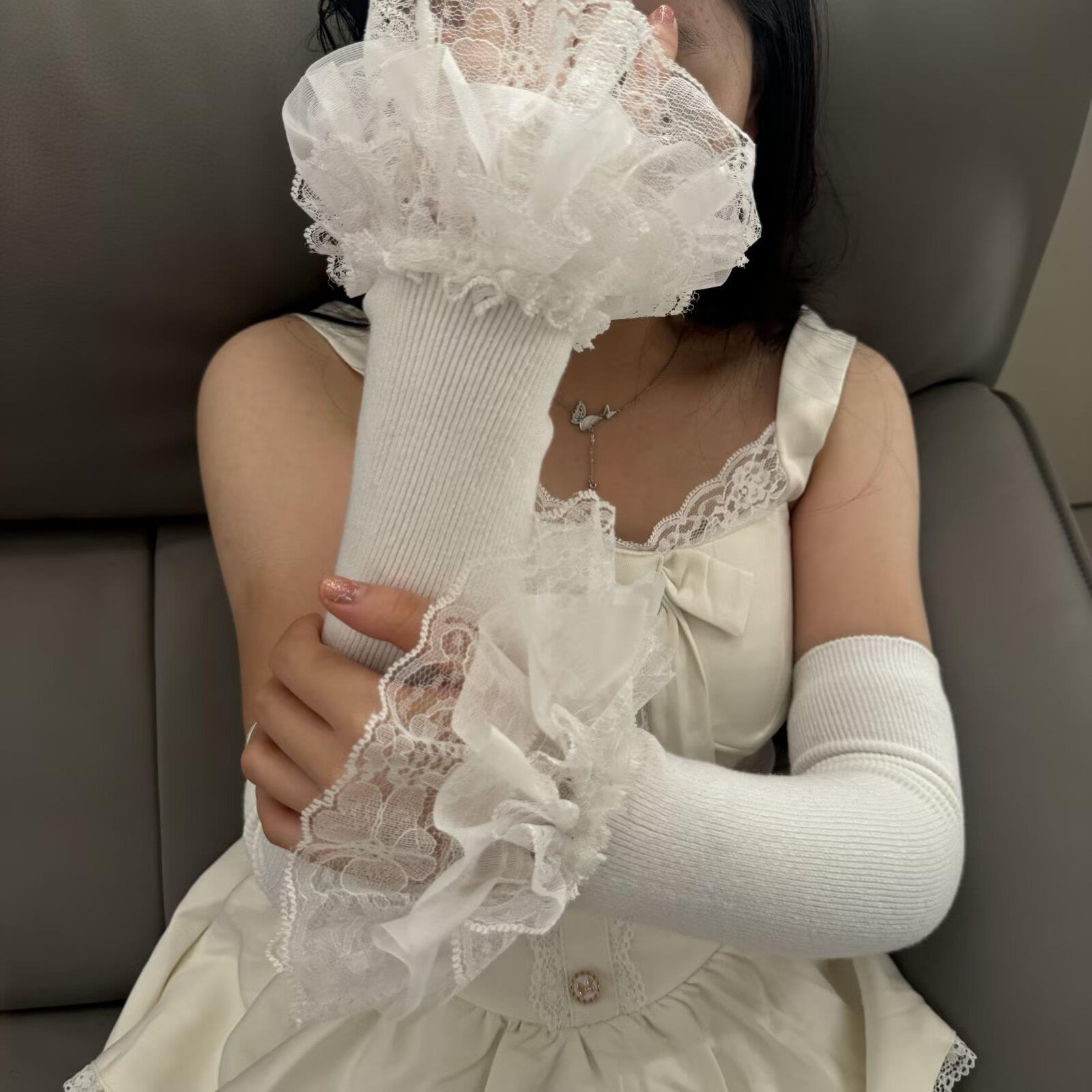 * Lolita Hand Sleeve Knitted P – Embroidery Uniforms recenzja i cena