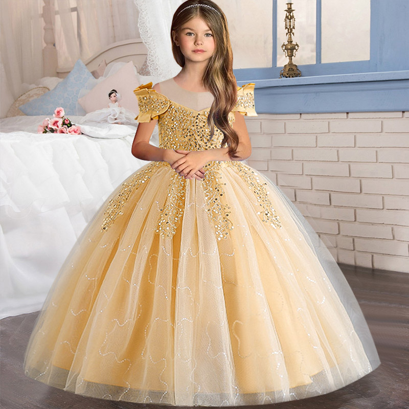 Flower Girl Dress Wedding Kids – Embroidery Jersey recenzja i cena