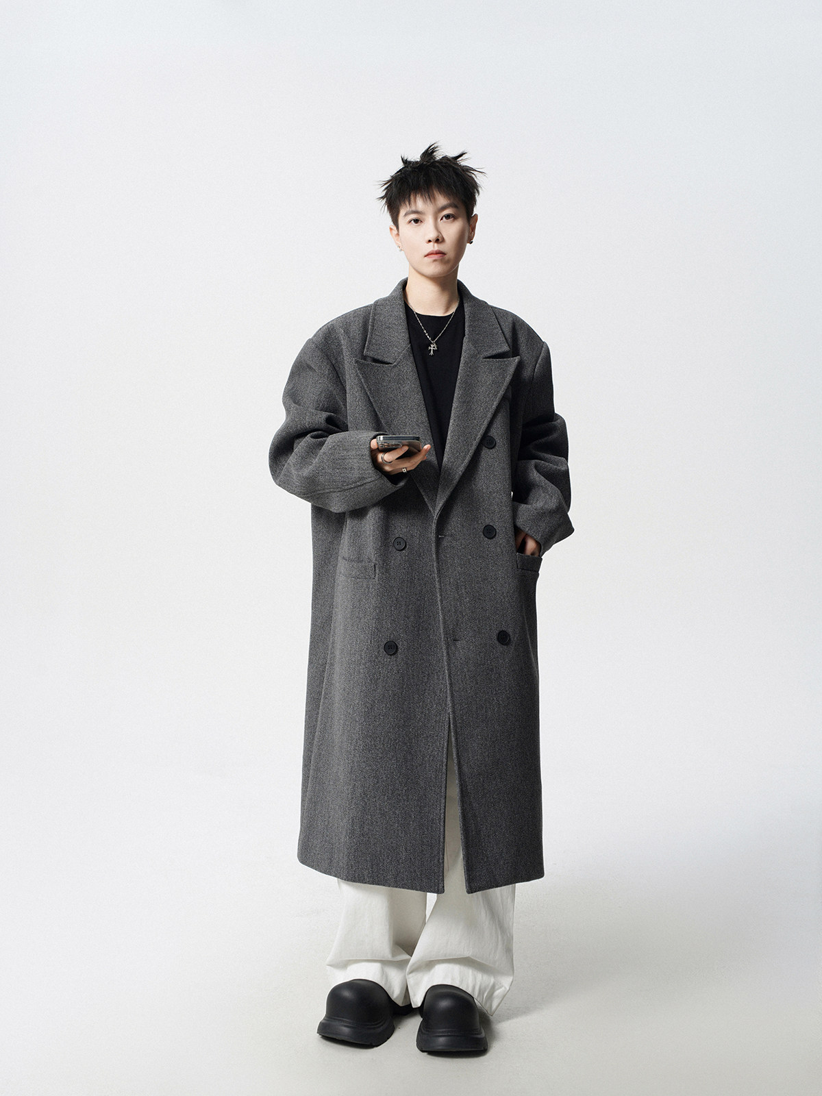 Trench Coats Casual Mens Maple – Embroidery Unique Design recenzja i cena