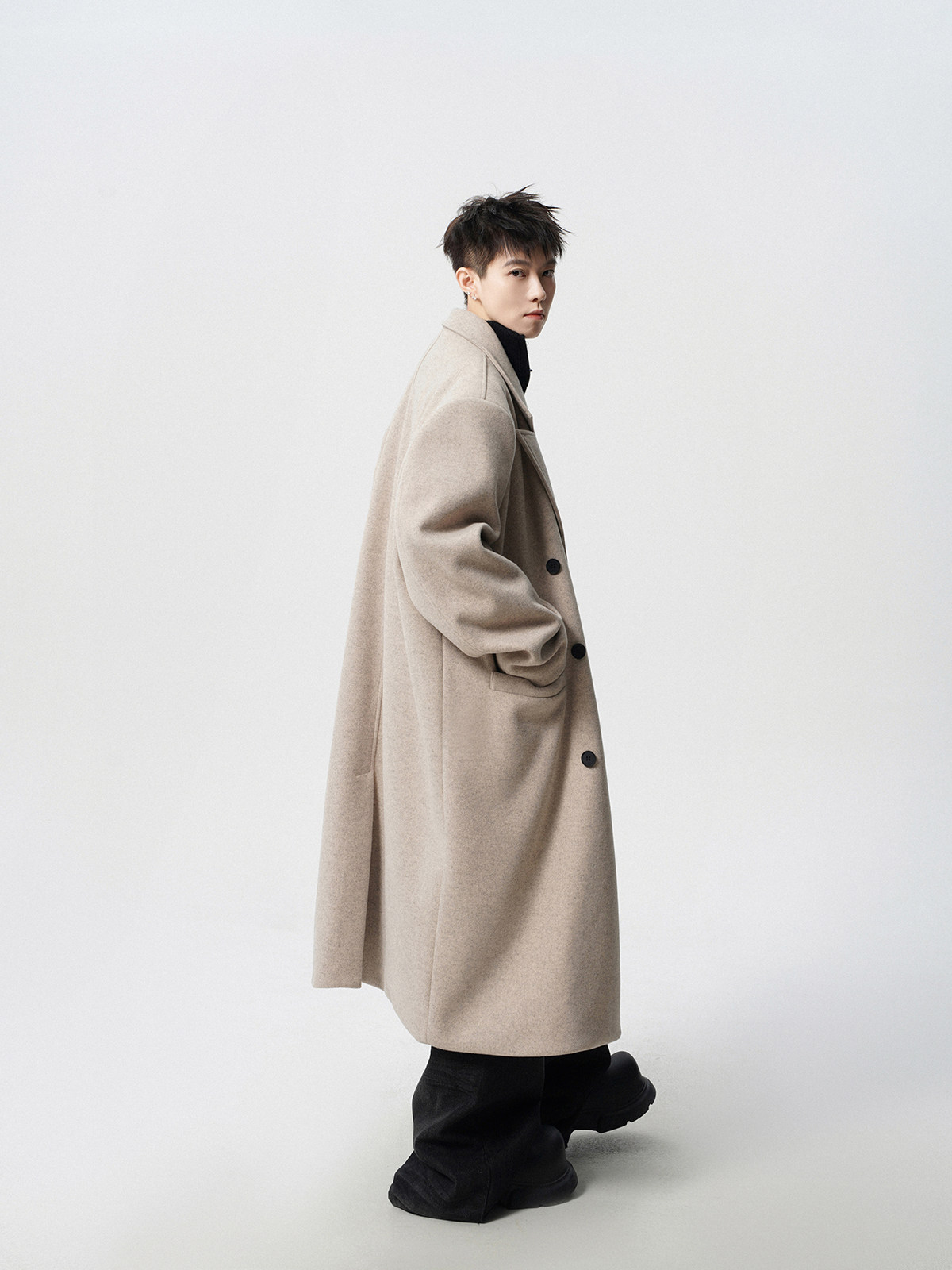 Trench Coats Casual Mens Maple – Embroidery Unique Design recenzja i cena