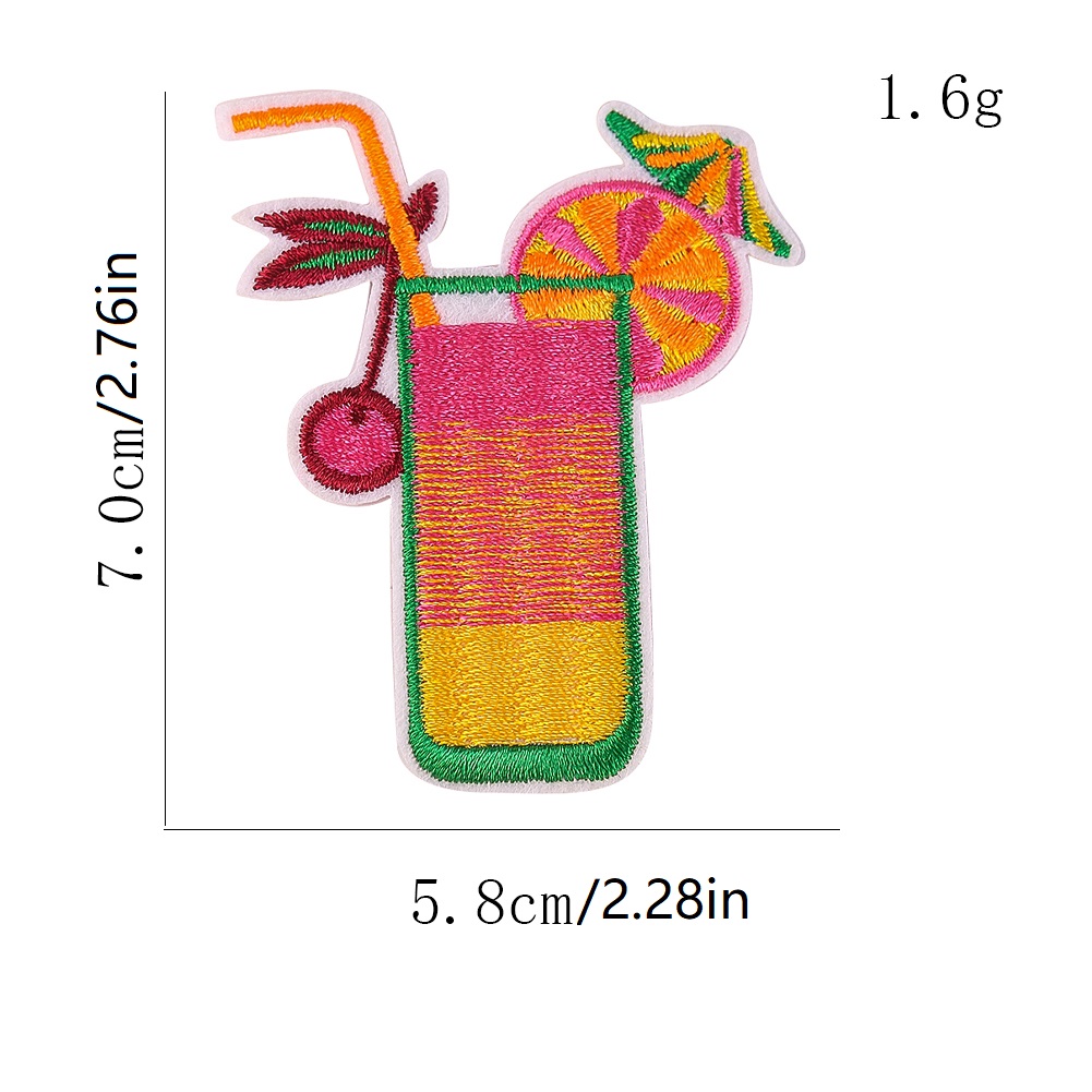 3pc/set Cartoon Design Juice B – Embroidery Design 3D recenzja i cena