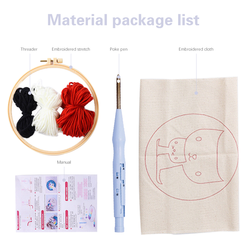20x20cm Punch Needle Embroider – Punch Needle Handle recenzja i cena