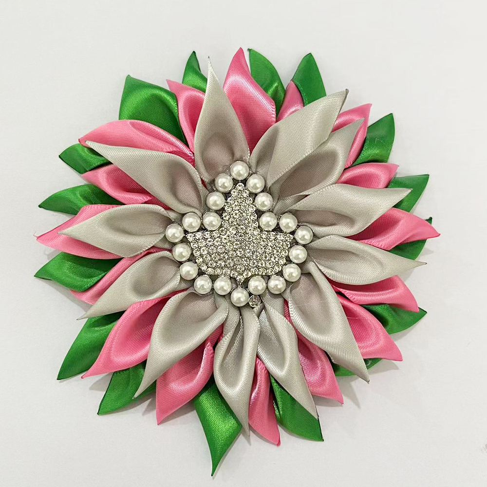 Exquisite pink and green satin – Embroidery Alpha recenzja i cena