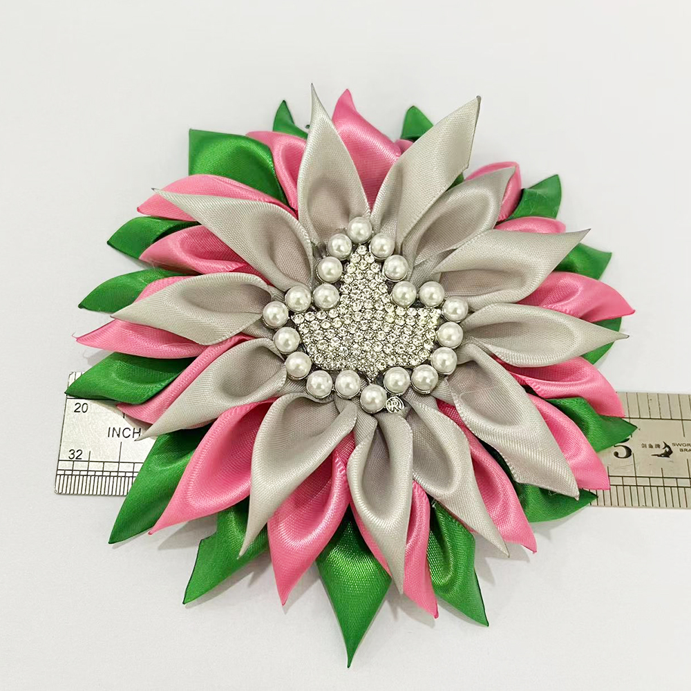 Exquisite pink and green satin – Embroidery Alpha recenzja i cena