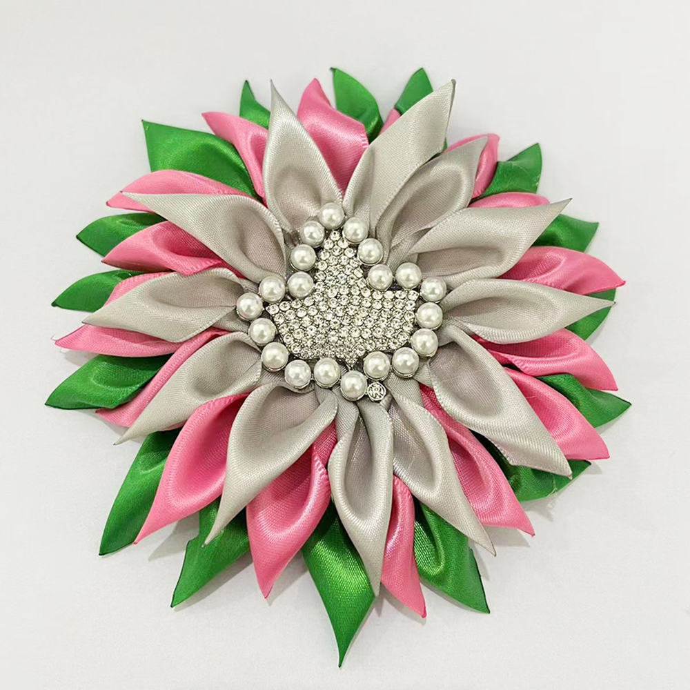 Exquisite pink and green satin – Embroidery Alpha recenzja i cena