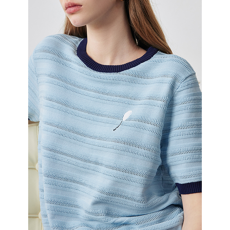 TOYOUTH Women Knitwear 2024 Su – Embroidery Thread Yarn recenzja i cena
