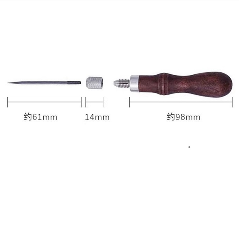 4-in-1 Leather Punch Awl Set w – Punch Needle Handle recenzja i cena
