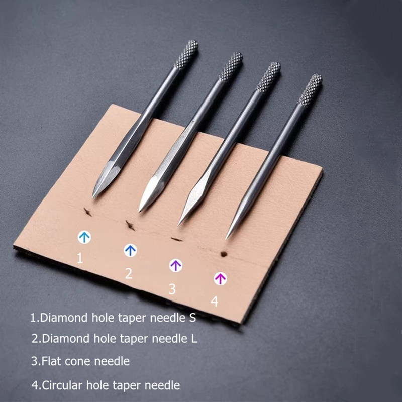 4-in-1 Leather Punch Awl Set w – Punch Needle Handle recenzja i cena