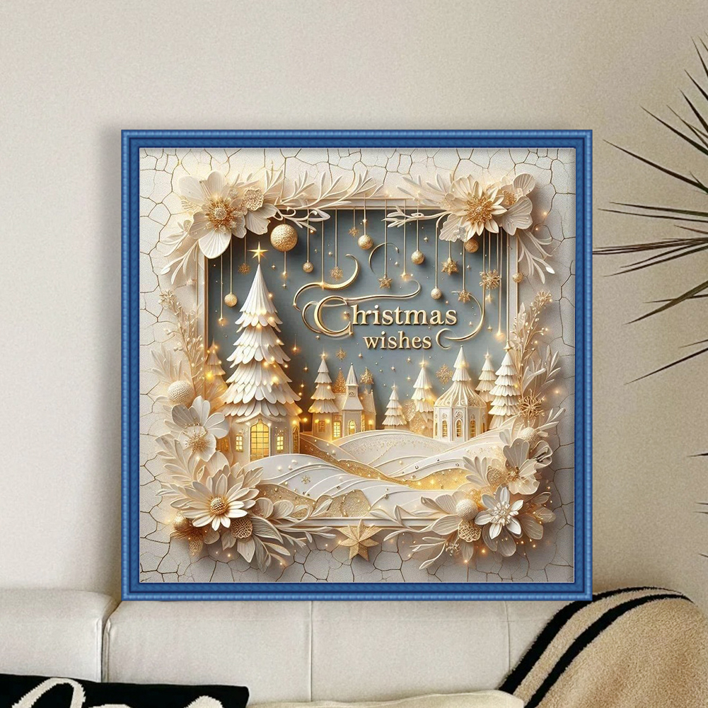 Xmas Printed Cross Stitch Kit  – Embroidery Xmas Kits recenzja i cena