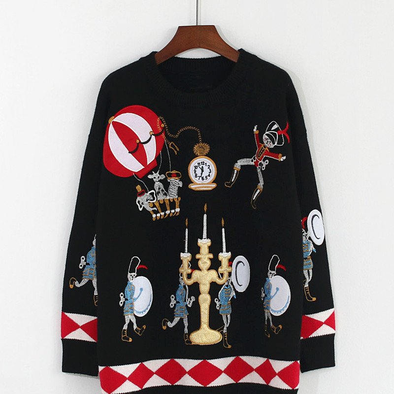 Winter Runway Sweater Women Lu – Embroidery Thread Yarn recenzja i cena