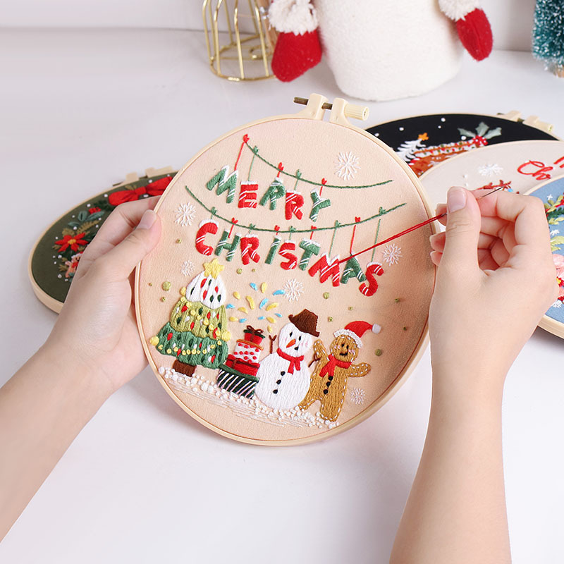 Merry Christmas DIY Embroidery – Embroidery Xmas Kits recenzja i cena