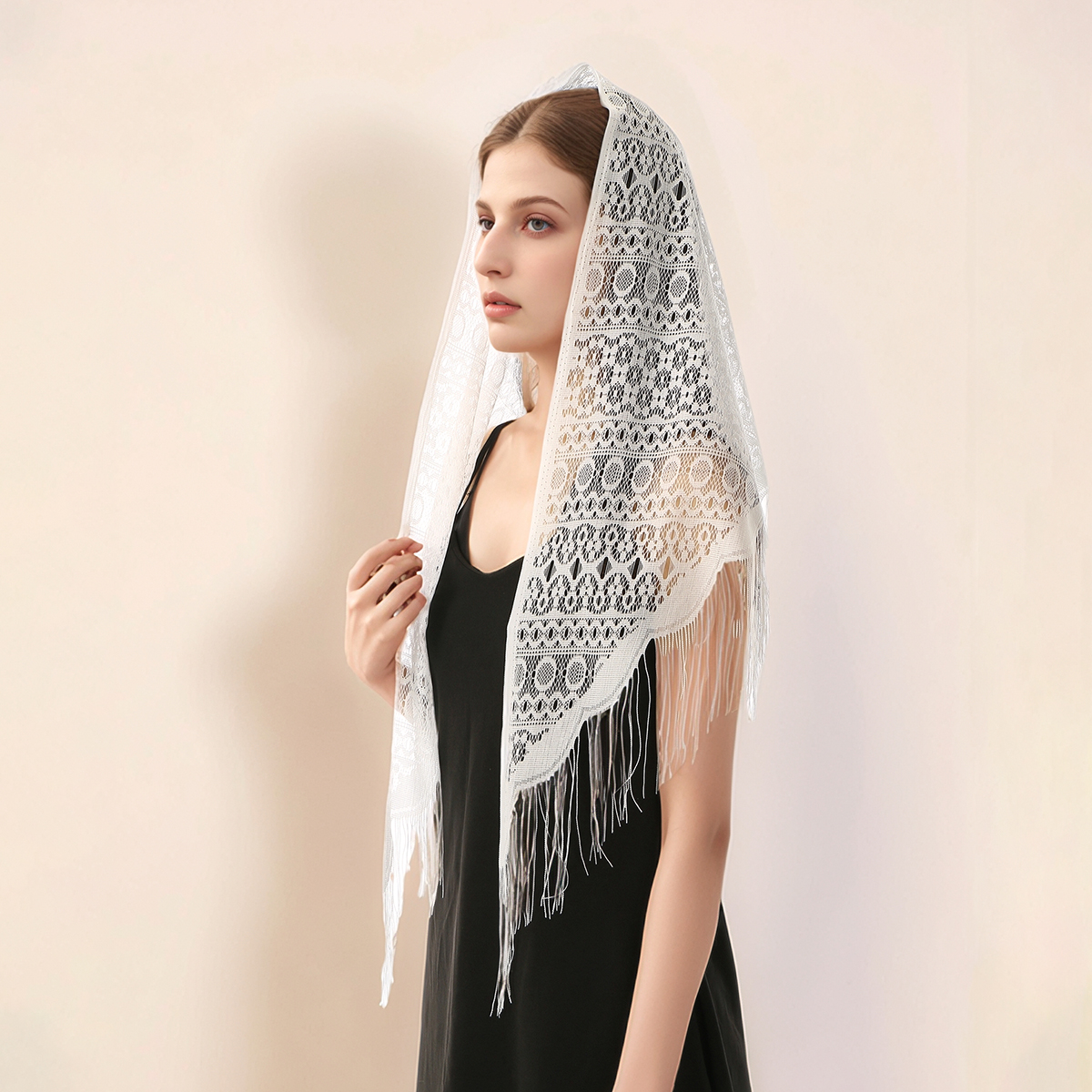 Fashion Lace Embroidery Triang – Embroidery Veil recenzja i cena